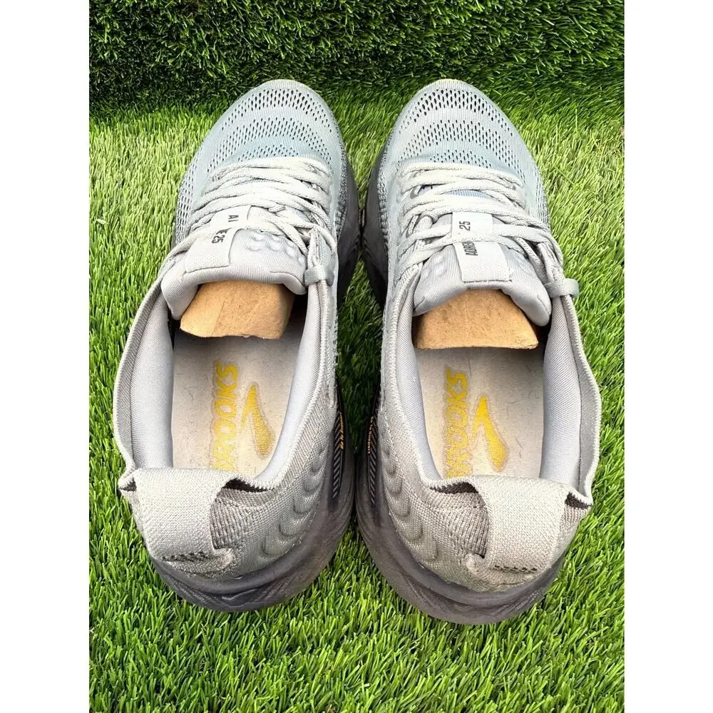 Brooks Adrenaline GTS 25 1104541D044 Athletic Shoes Men's 8.5D Gray Mesh Running